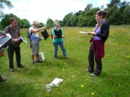 2014-06-30 Grassland Volunteer Survey Training - by Kirsty Brown