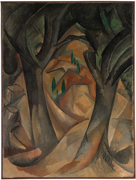 Trees at L'Estaque by Georges Braque - The Metropolitan Museum of Art http://www.metmuseum.org