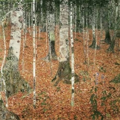 Birkenwald by Gustav Klimt - http://www.gustav-klimt.com
