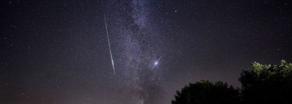 Milky Way and Perseid Meteor Shower Sutton Bank - copyright Russ Norman Photography.