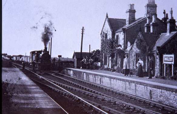 Early 20th Century photograph of Ingleby Station. Property of Malcolm Bisby.