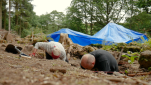 Combs Wood excavation, NPA Volunteers, July 2018. Copyright NYMNPA.