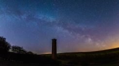 Milky Way above Warren Moor in the North York Moors National Park. Tom Mutton.